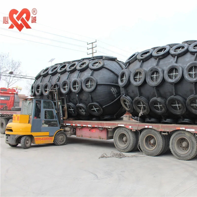 Fenders de caucho sólido resistente a la temperatura de trabajo pesado D para absorción de energía de impacto
