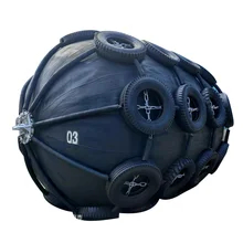 Fenders neumáticos de goma de Yokohama negro profesional de 0.5m-4.5m para puertos marinos