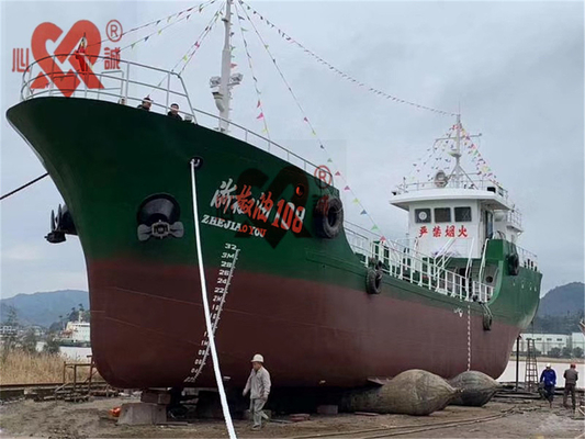 Bolsas de aire de lanzamiento de buques personalizadas de 1,0 m a 35 m de longitud para el trabajo de rescate de buques submarinos