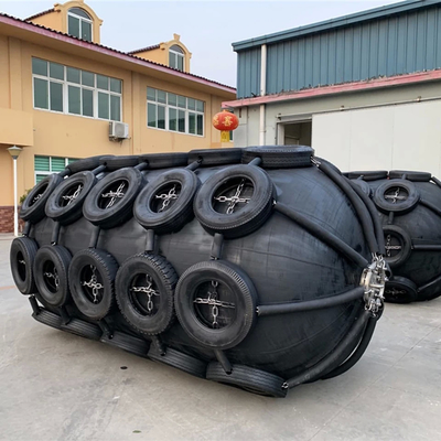 0.05Mpa/0.08Mpa Presión inicial Yokohama Fender marinero de caucho cilíndrico Partes marinas