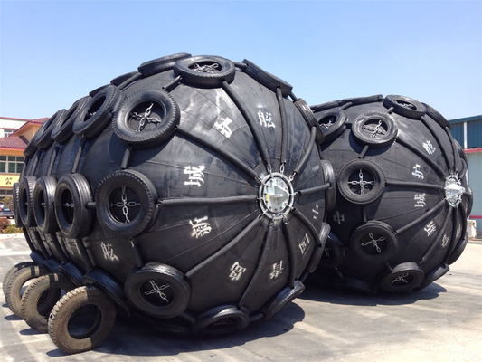 Fenders marinos neumáticos de fácil instalación para buques de la Guardia Costera