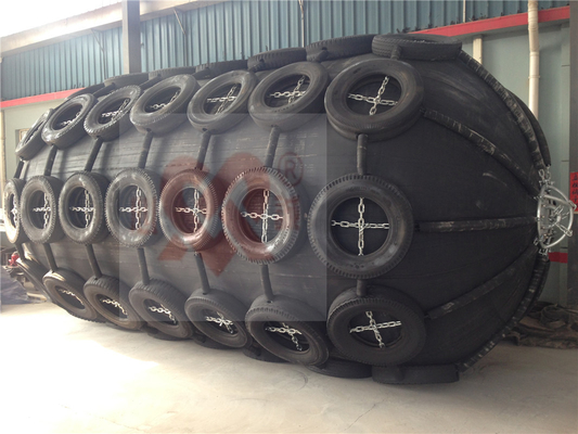 Fenders marinos neumáticos a presión con un diseño ligero y normas de seguridad de fácil instalación