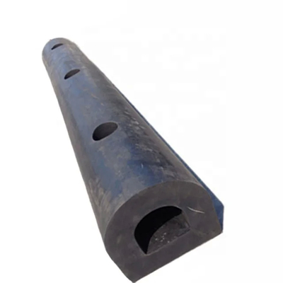Fenders de caucho sólido en forma de D Fender de caucho absorbente de impacto para muelles y buques