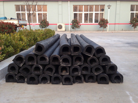 Fenders de caucho en forma de D negro sólido excelente resistencia al clima paquete estándar por caucho Fender
