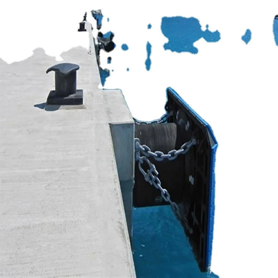 Fenders de caucho de celda con una densidad de 1,2-1,5 G/cm3 y método de instalación por atornillado/soldadura