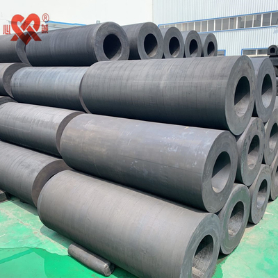 Fender de caucho cilíndrico de 100-2000 mm de diámetro para la función de absorción de energía de impacto