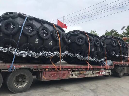 Proceso de Extrusión Defensas de Goma Marina Tecnología de Alta Presión 10 Años de Vida Útil de Diseño