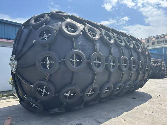 Proceso de Extrusión Defensas de Goma Marina Tecnología de Alta Presión 10 Años de Vida Útil de Diseño
