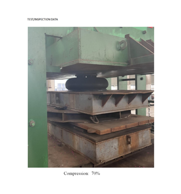 Defensas de goma cónicas de excelente resistencia al impacto, amortiguador industrial de amarre, con formato de dibujo PDF para instalaciones portuarias