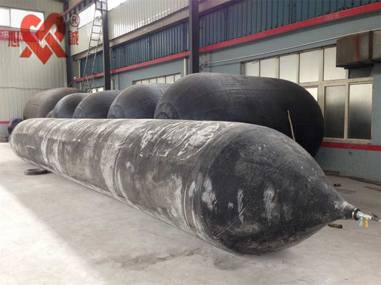 Bolsa de aire de lanzamiento duradera de buques 1m 30m Largura para operaciones de lanzamiento de buques marinos