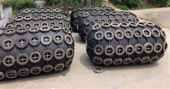 Defensa neumática marina de caucho natural de alta presión de 3,3x6,5 m